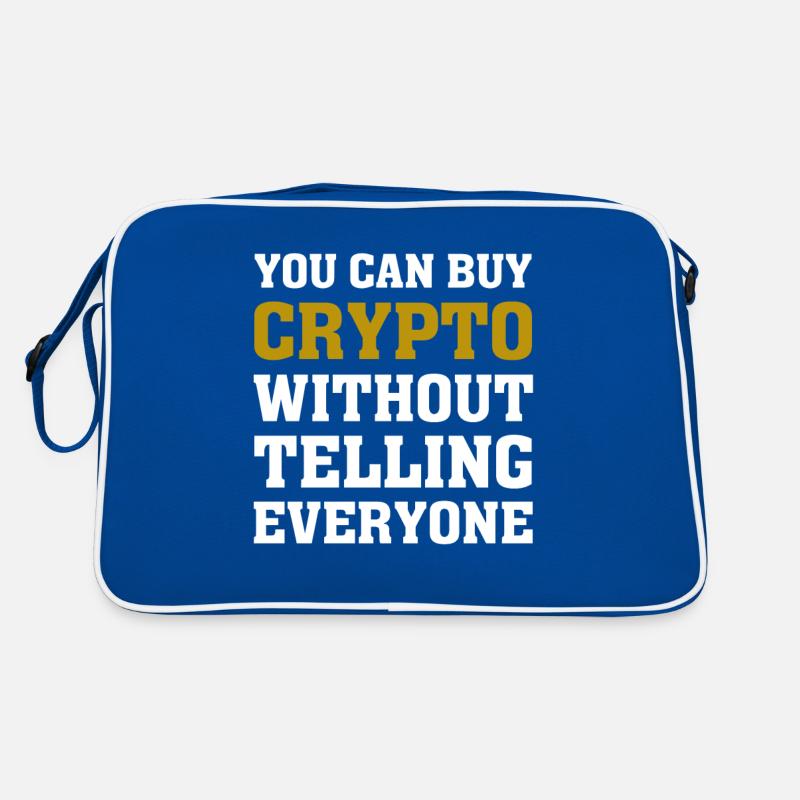 Sie können Krypto kaufen, ohne es jedem zu erzählen Retro Tasche