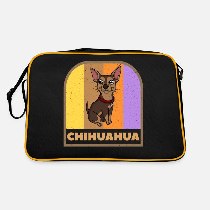 Chihuahua Dog Retro Tee Retro Bag