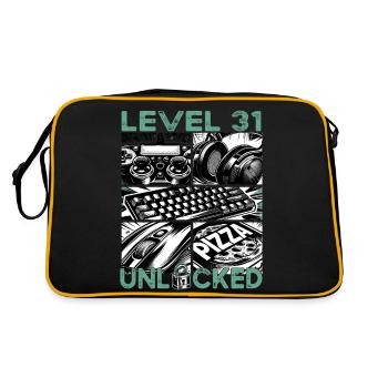 Birthday Level 31 Unlocked Gaming & Gamblers - Retro Bag - black/gold - Back