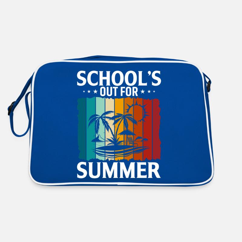 School is out for the summer Retro Bag