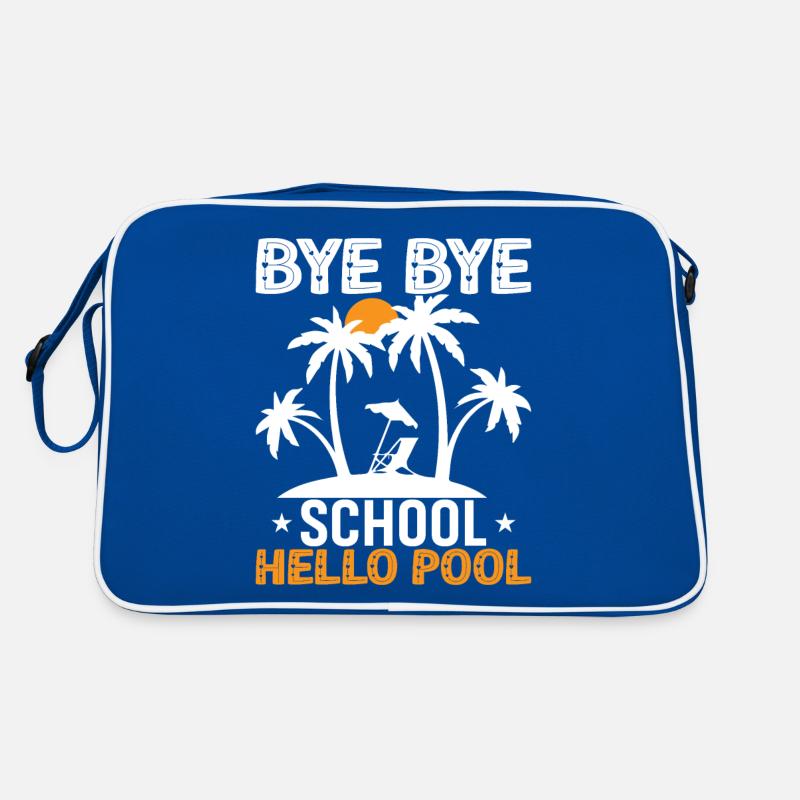 Bye Bye École Hello Pool Sac Retro