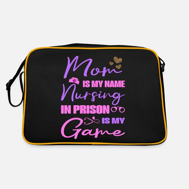 Soins infirmiers correctionnels maman mon nom soins infirmiers jeu cadeau Sac Retro