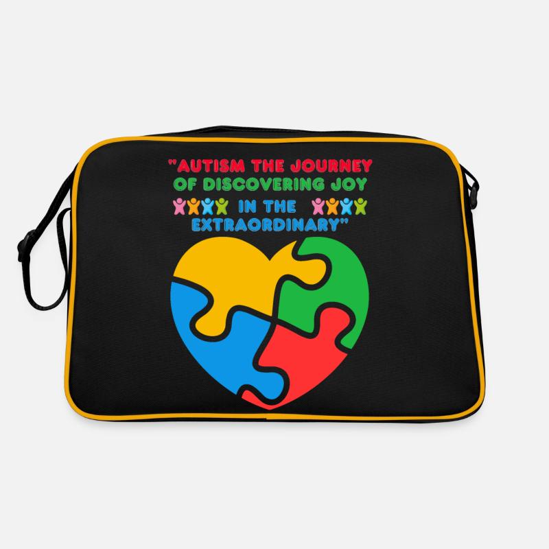 Autism - Retro Bag - black/gold