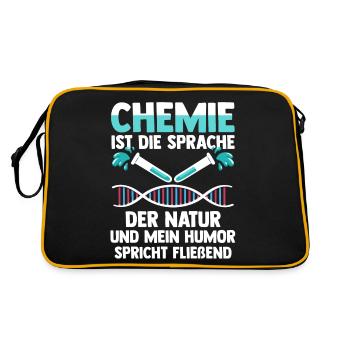 Chimiste Sciences Physique Chimie - Sac Retro - noir/or - Dos