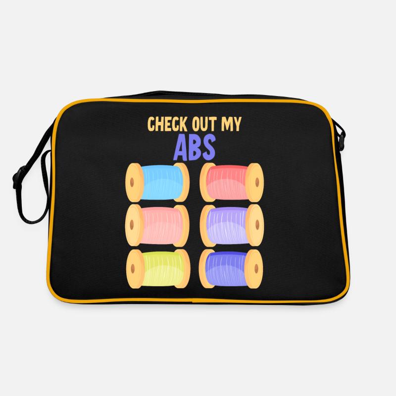 Schau Dir Meine Abs An - 3D-Drucker Retro Tasche