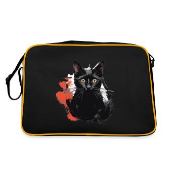 Black Cats - Retro Bag - black/gold - Back