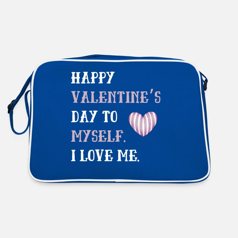 Joyeuse Saint-Valentin à moi-même Sac Retro