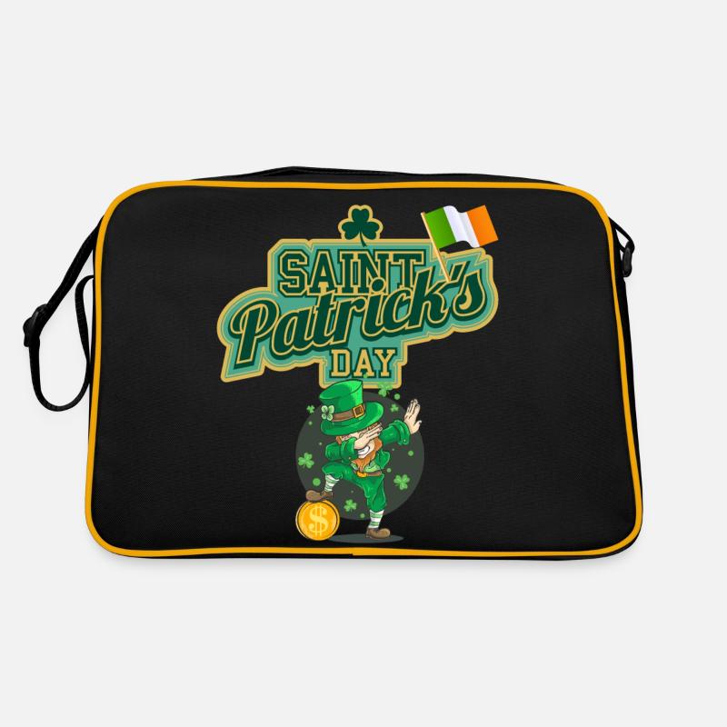 St. Patrick's Day Retro Tasche