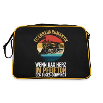 Model Railroad Model Train Train Railroad Railroad Railroad Railroad Model Train Model Train Model T - Retro Bag - black/gold - Back