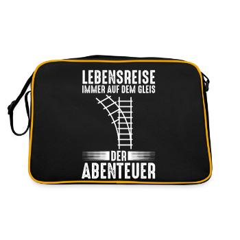 Model Railroad Model Train Train Railroad Railroad Railroad Railroad Model Train Model Train Model T - Retro Bag - black/gold - Back