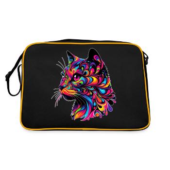 Cat - Retro Bag - black/gold - Back