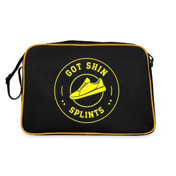Funny XC Running Gift XC Runner Edition - Retro Bag - black/gold - Back