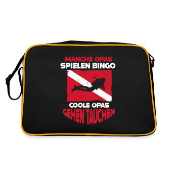 Leaf Peeping Squad Autumn Leaf Peeper - Retro Bag - black/gold - Back