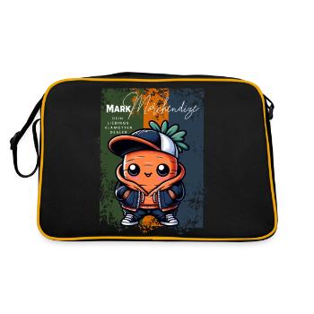 Carrot Dize Merchandise - Retro Bag - black/gold - Back
