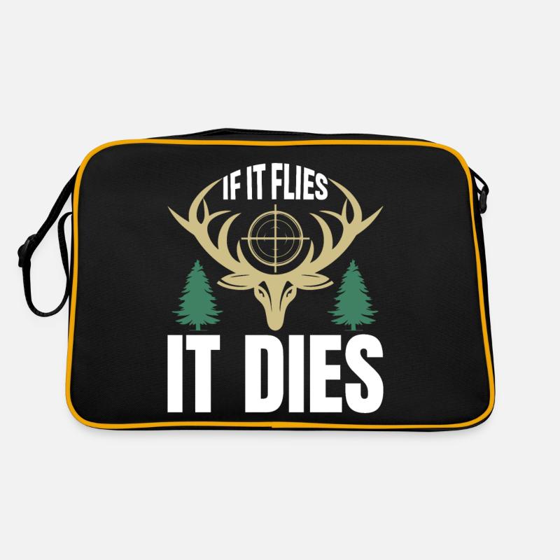 Wenn Es Fliegt, Stirbt Es Retro Tasche