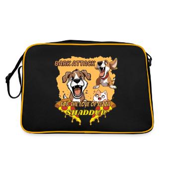 BARK ATTACK - Retro Bag - black/gold - Back