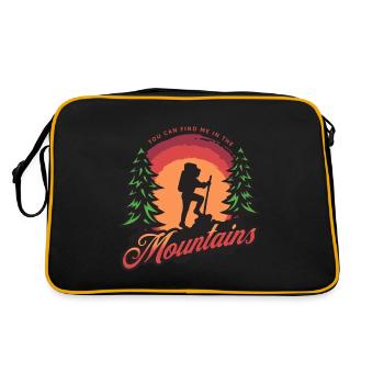 Randonnée dans les montagnes Aventure en plein air - Sac Retro - noir/or - Dos