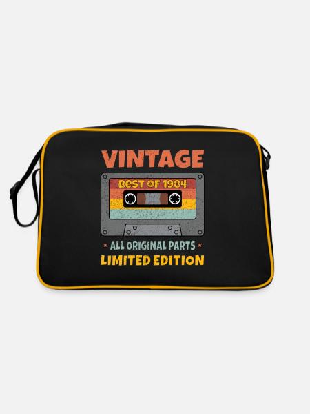BEST OF 1984 ALL ORIGINAL PARTS LIMITED EDITION - Retro Bag - black/gold