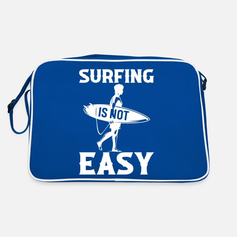 Surfen ist nicht einfach Retro Tasche