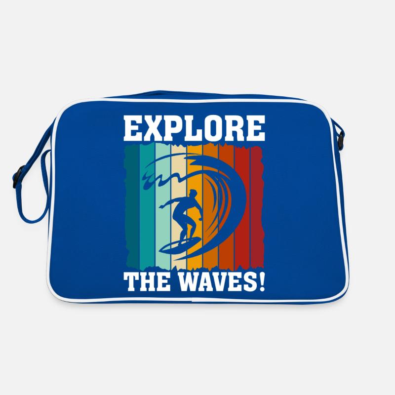 Explore The Waves! Retro Bag