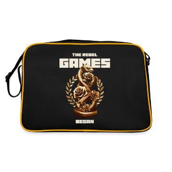 The Rebel Games begin - Retro Bag - black/gold - Back