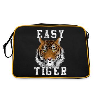 Easy Tiger - Retro Bag - black/gold - Back