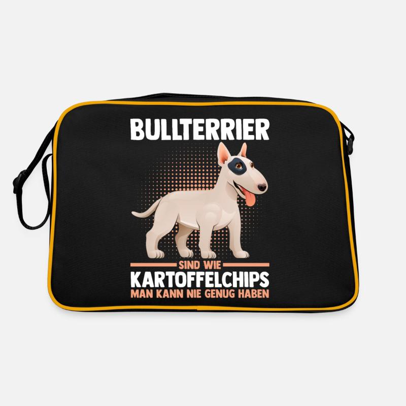 Chien Bull Terrier Sac Retro