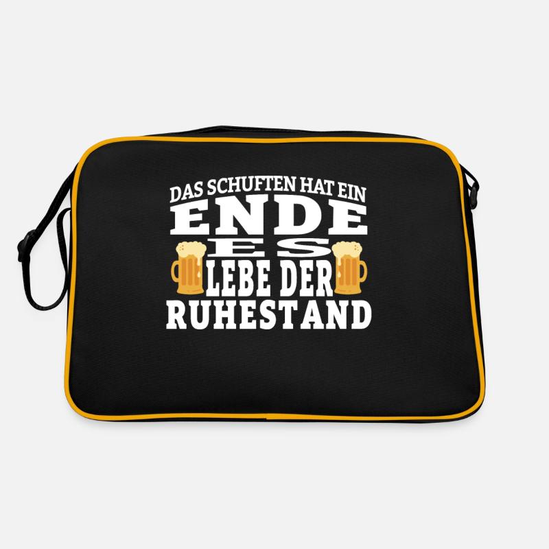 The toiling has come to an end, long live retirement Retro Bag