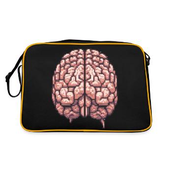 Mindful Pixels - Retro Bag - black/gold - Back