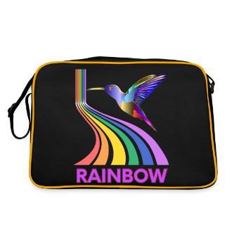 Arc-en-ciel - Sac Retro - noir/or - Dos