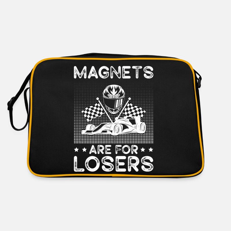 Les aimants sont pour les perdants Idée cadeau de coureur Sac Retro
