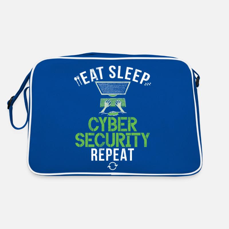 Cyber-sicherheits-hacker-hacking Retro Tasche