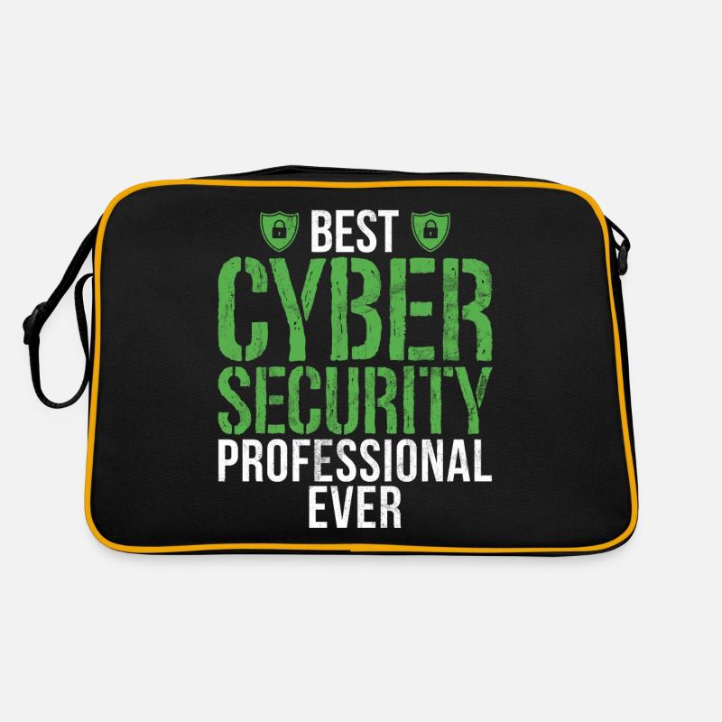 Cyber security hacker hacking Retro Bag