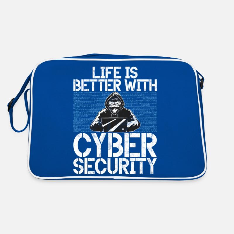 Cyber-sicherheits-hacker-hacking Retro Tasche