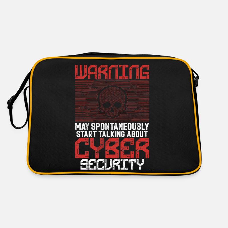 Cyber-sicherheits-hacker-hacking Retro Tasche