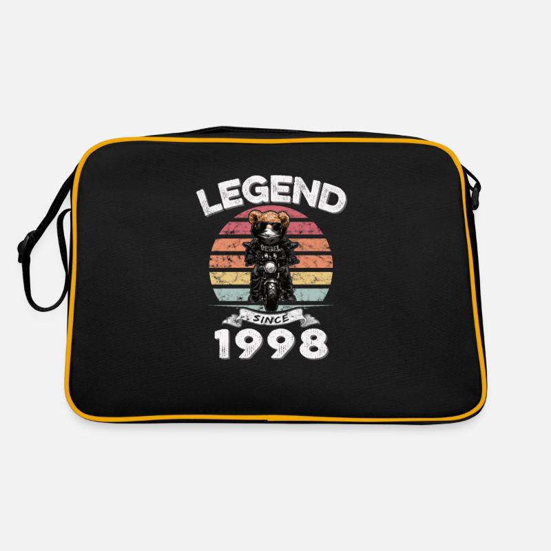 1998 Birthday Legend since sunset Teddy Retro Bag