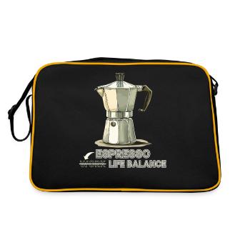 Espresso Life Balance Coffee Espresso Machine - Retro Bag - black/gold - Back