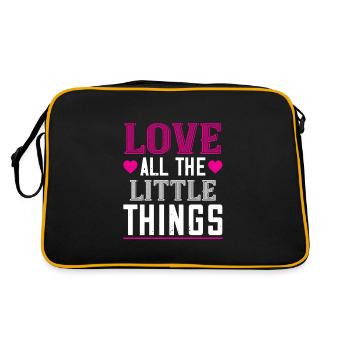 love all the little thing - Retro Bag - black/gold - Back