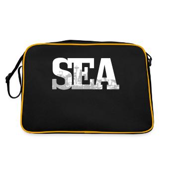 Cadeau Souvenir de Seattle Washington - Sac Retro - noir/or - Dos