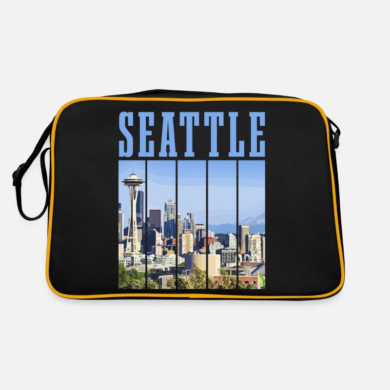 Seattle Washington Souvenir Geschenk Retro Tasche