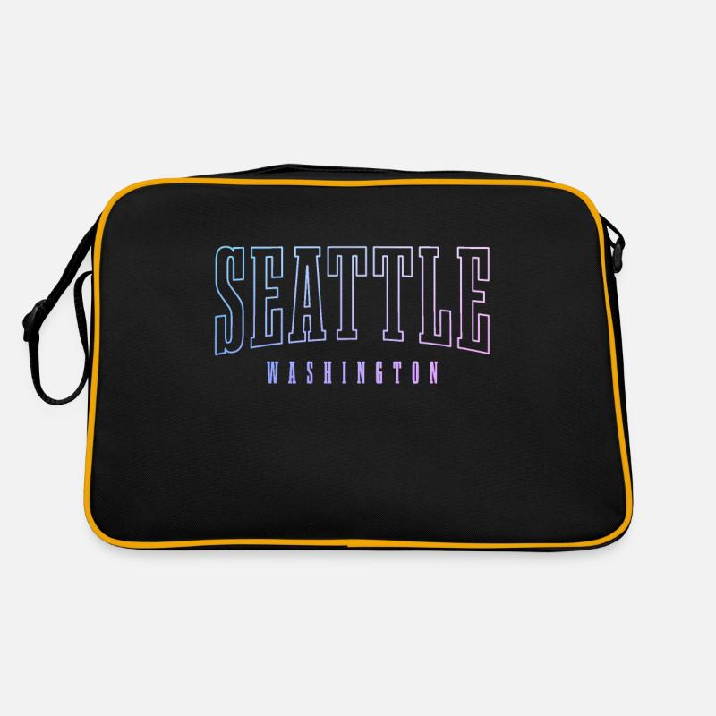 Seattle Washington Souvenir Geschenk Retro Tasche
