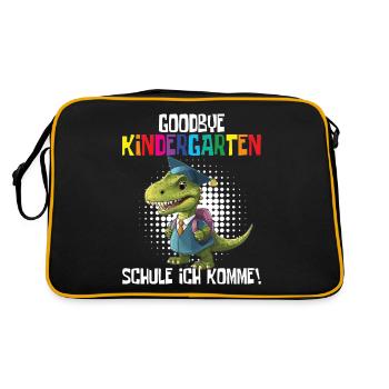 Écolier 2024 Scolarisation 2024 Rentrée scolaire - Sac Retro - noir/or - Dos