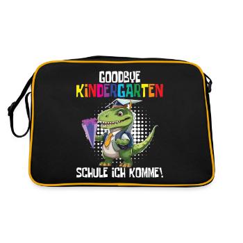 Écolier 2024 Scolarisation 2024 Rentrée scolaire - Sac Retro - noir/or - Dos