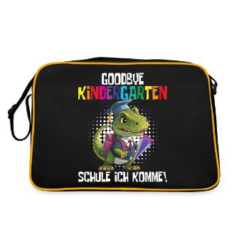 Écolier 2024 Scolarisation 2024 Rentrée scolaire - Sac Retro - noir/or - Dos