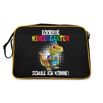 Écolier 2024 Scolarisation 2024 Rentrée scolaire - Sac Retro - noir/or - Dos