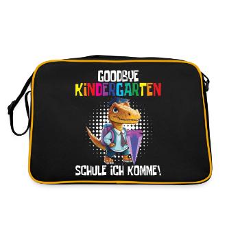 Écolier 2024 Scolarisation 2024 Rentrée scolaire - Sac Retro - noir/or - Dos