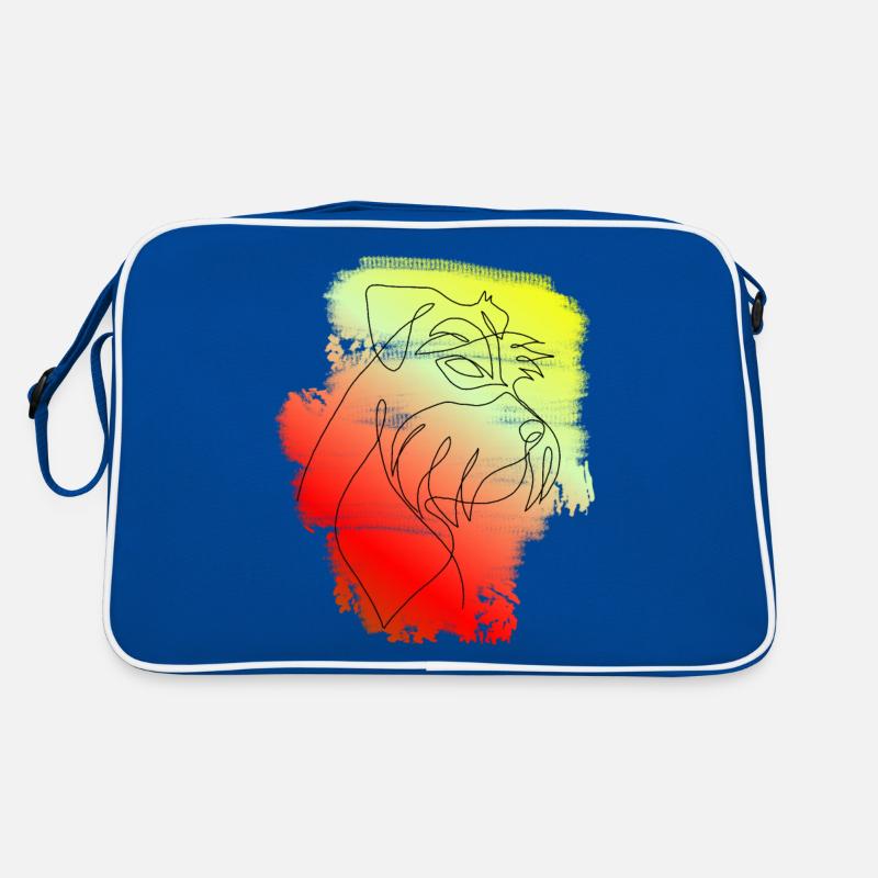COLOR SCHNAUZER ONE LINE Retro Bag