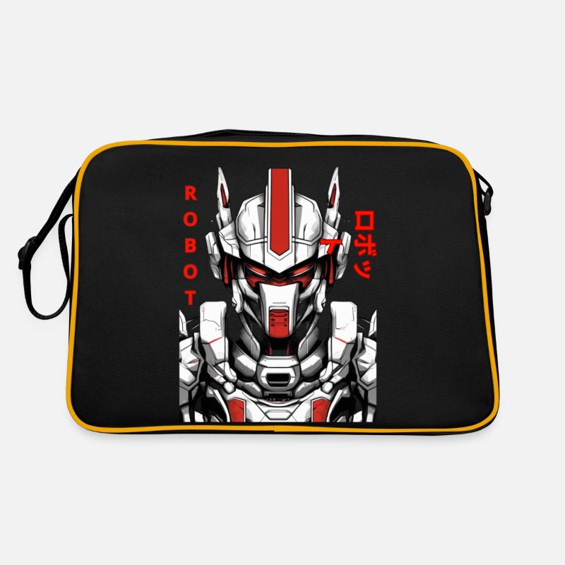 Wächter-Roboter Retro Tasche