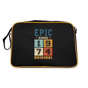 1974 Anniversaire épique depuis - Sac Retro - noir/or - Dos