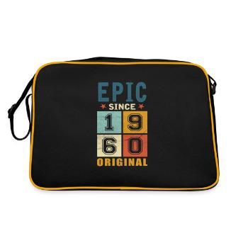 1960 Anniversaire épique depuis - Sac Retro - noir/or - Dos